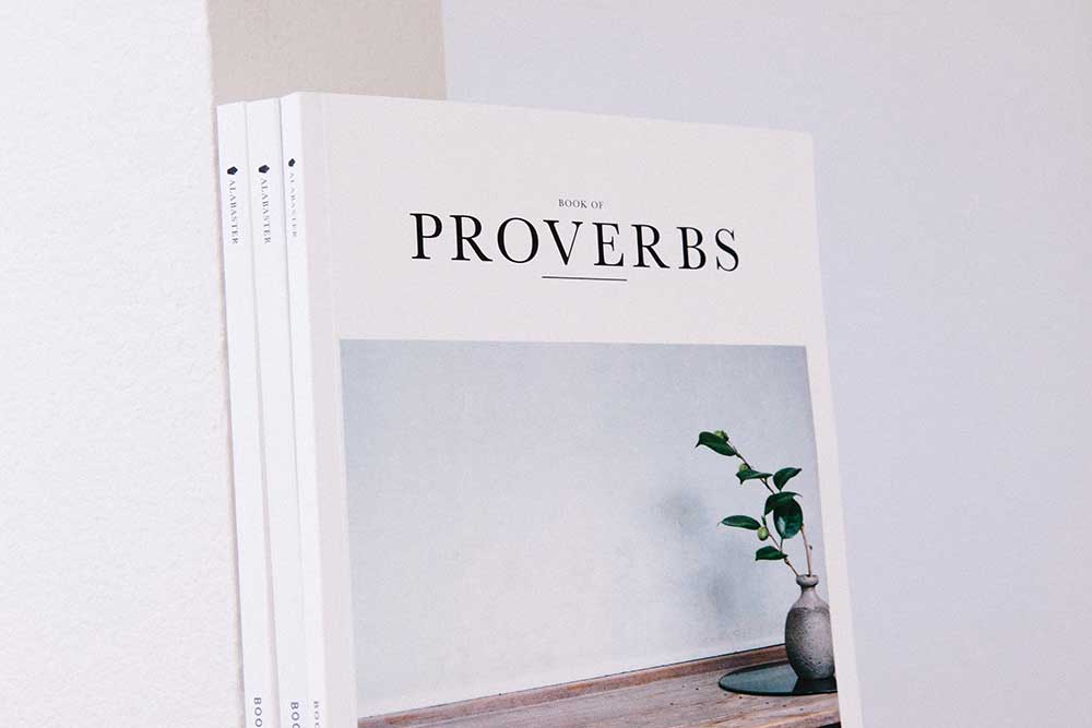 Three white books of Proverbs