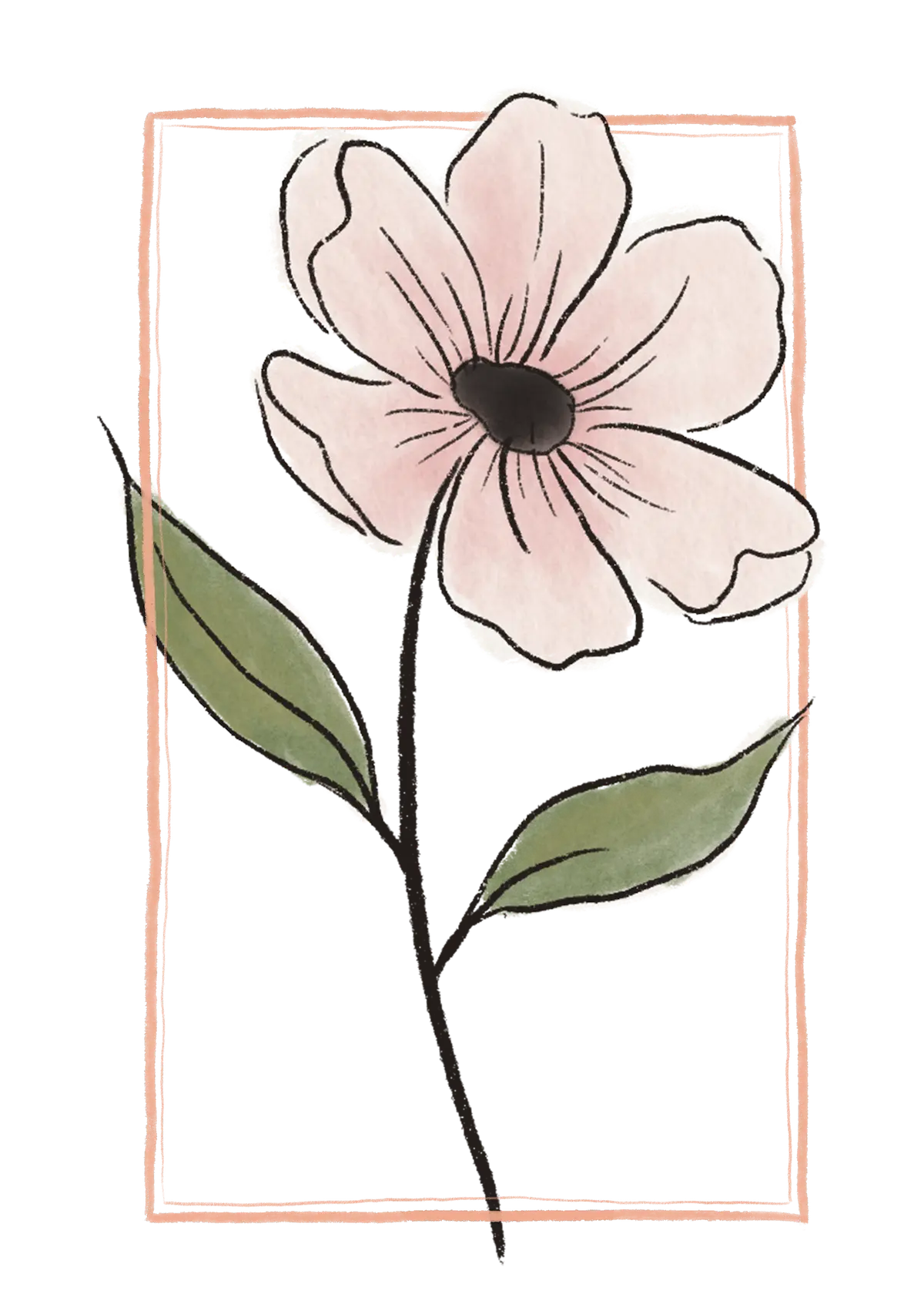 Collide flower stamp.